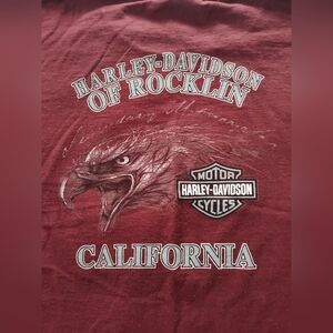 Harley Davidson of Rocklin California Men's T-Shirt Size Large (Store Closed)
